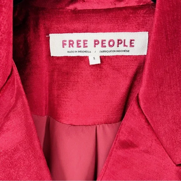 Free People Velvet Ashby Blazer
